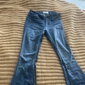 Free People Penny Pull On Flare Jeans